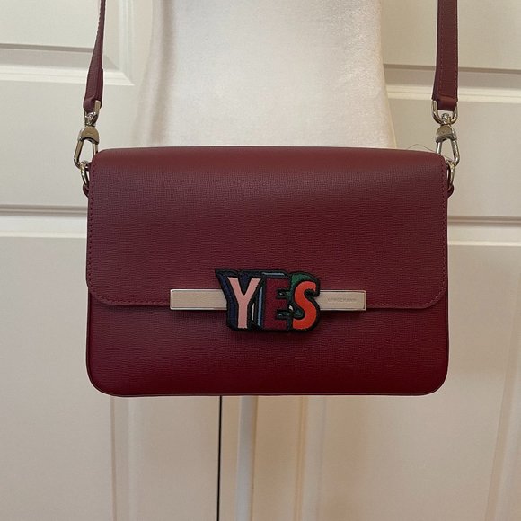 Longchamp Handbags - Burgundy Game On Leather Crossbody Bag from Longchamp